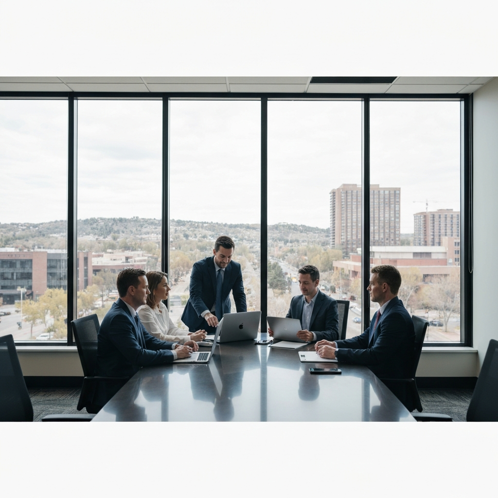 Westminster Colorado law firm AI marketing strategy session along US-36 tech corridor